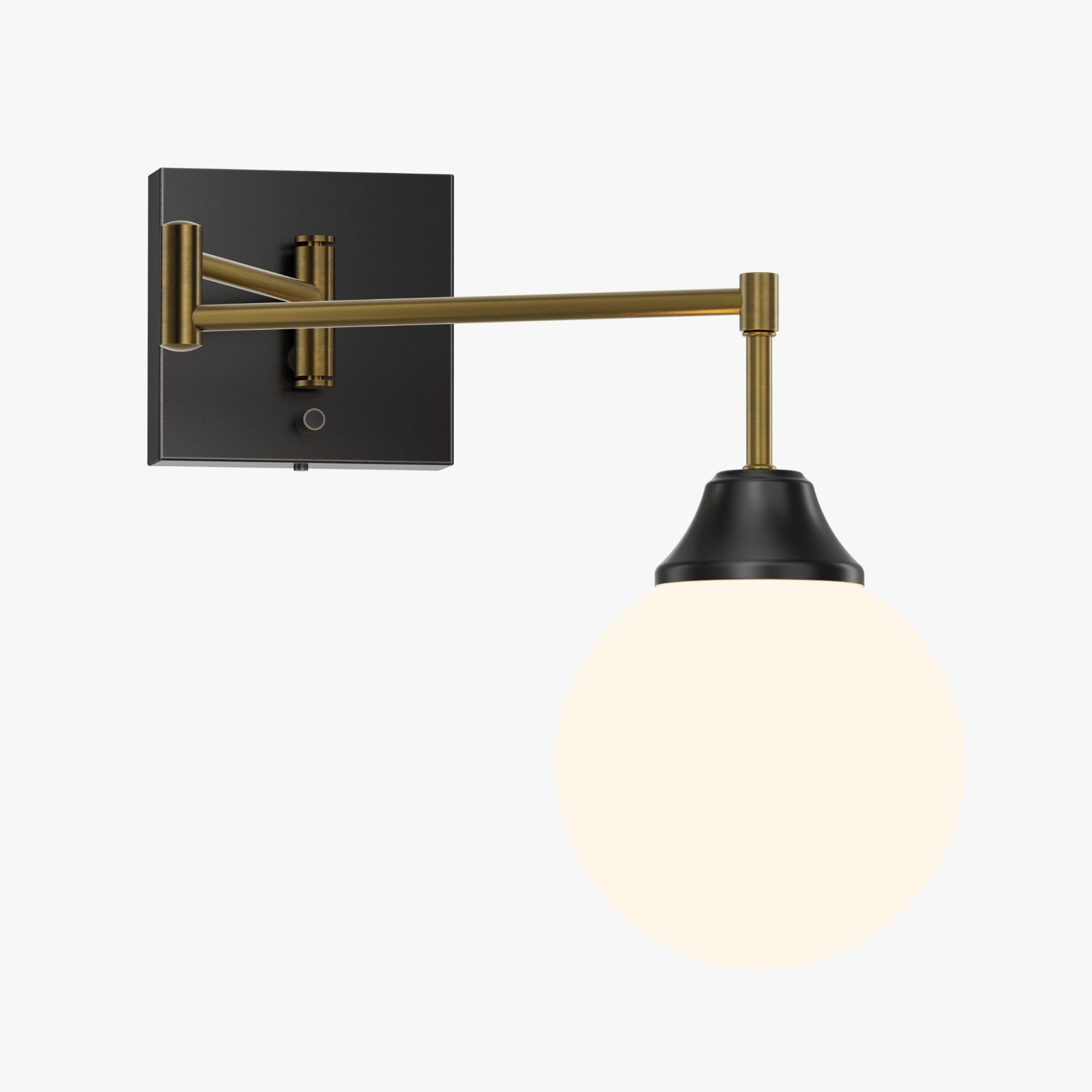 Swing Arm Wall Lamp for Hotel Guest Rooms