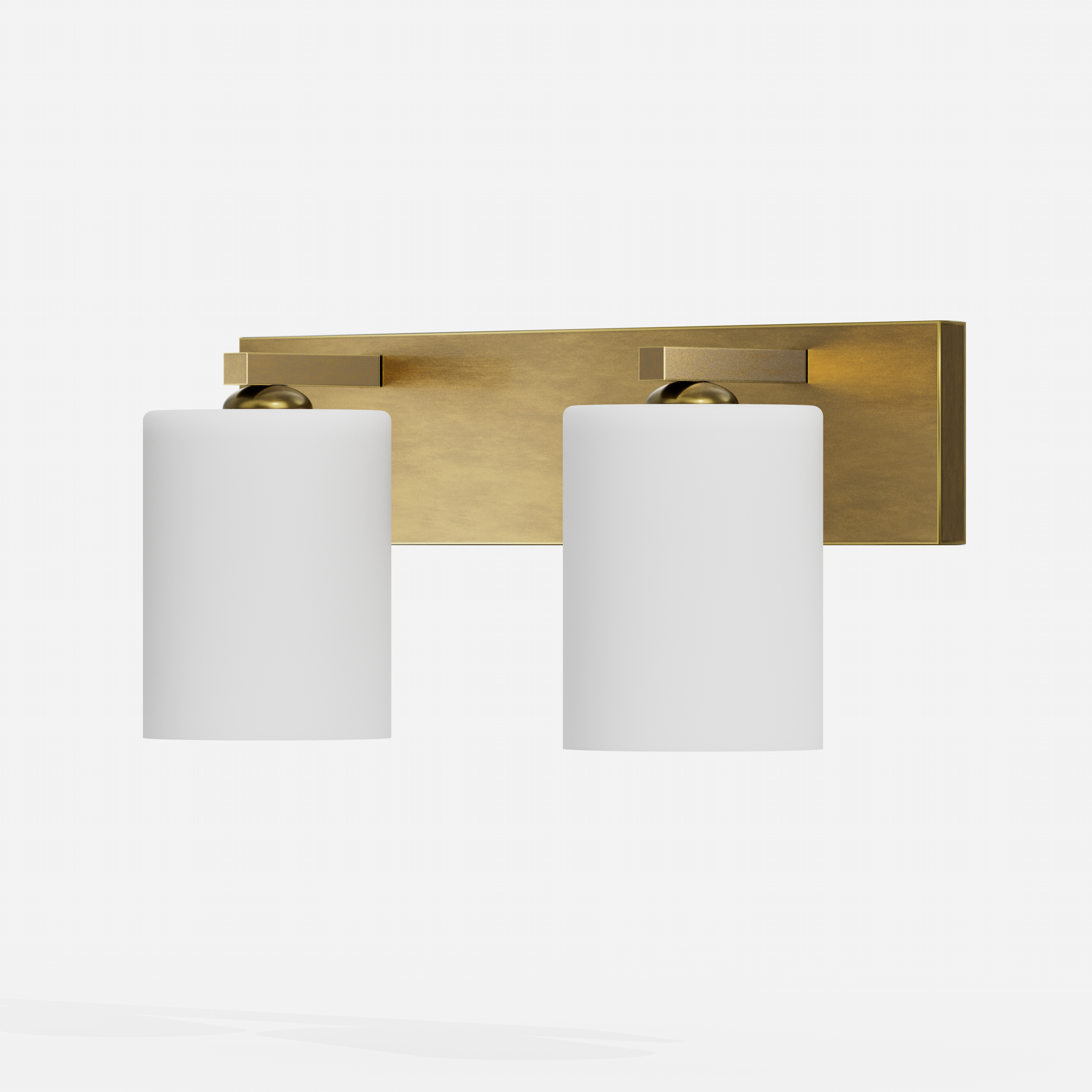 2 Light Wall Sconce Brushed Nickel