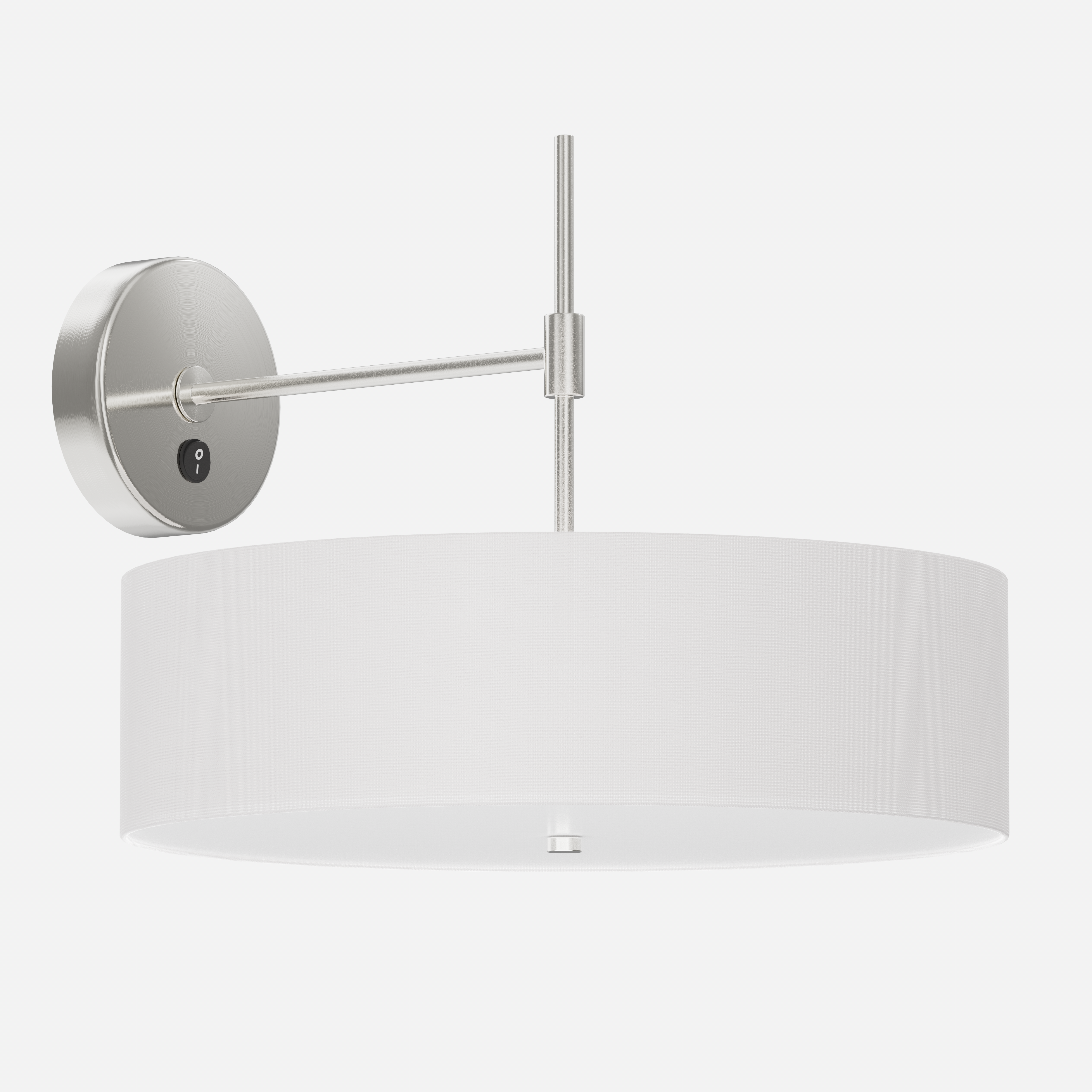 Brass Swing Arm Wall Lamp for Hotel Guest Rooms