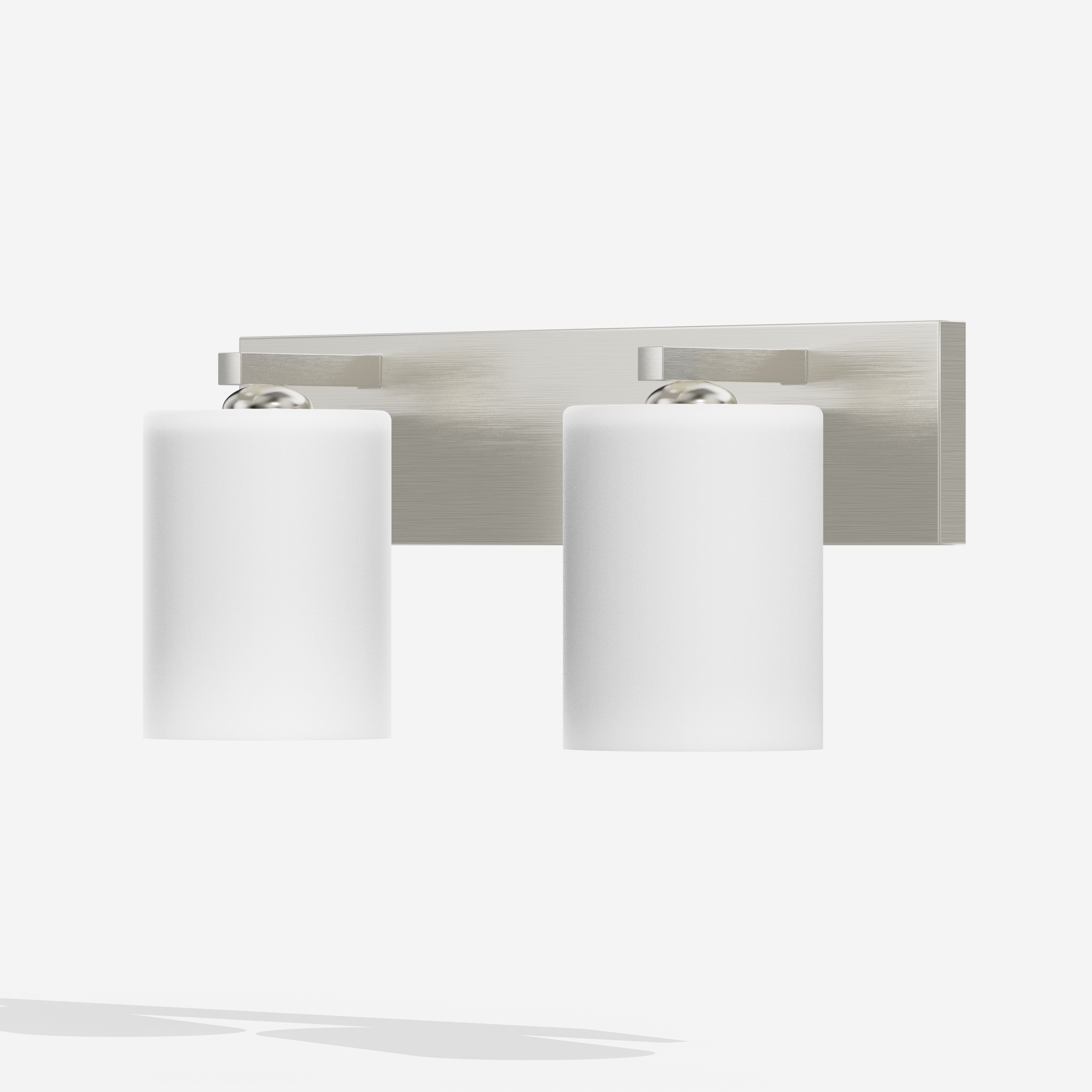 2 Light Wall Sconce Brushed Nickel