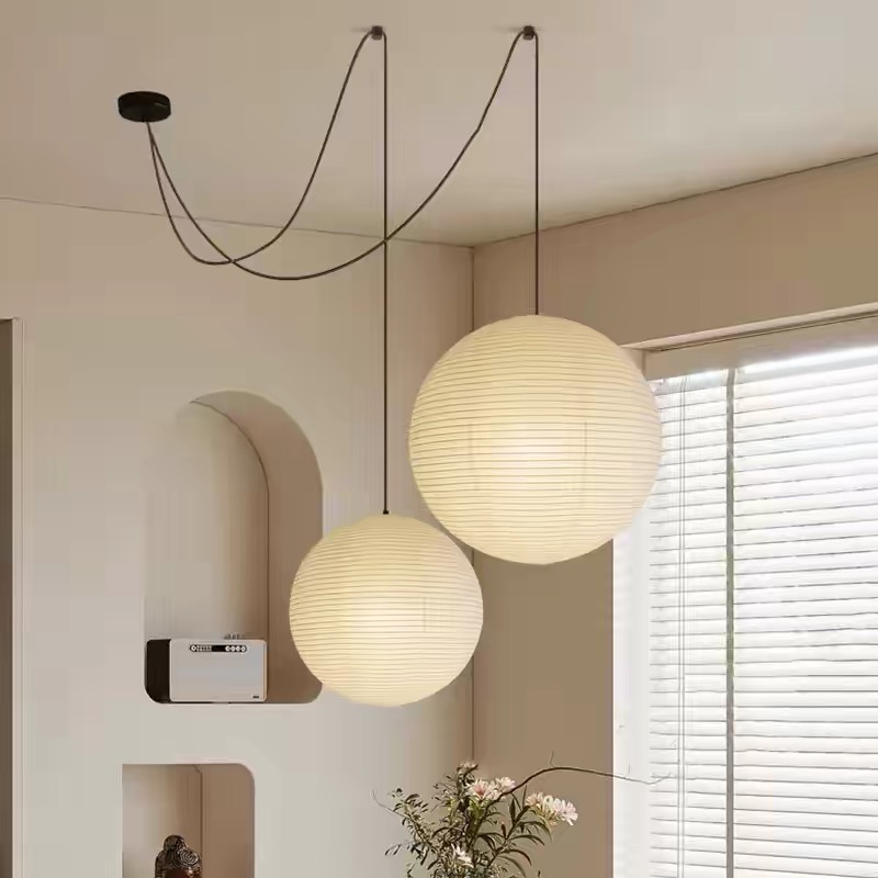 Handcrafted Rice Paper Pendant Light