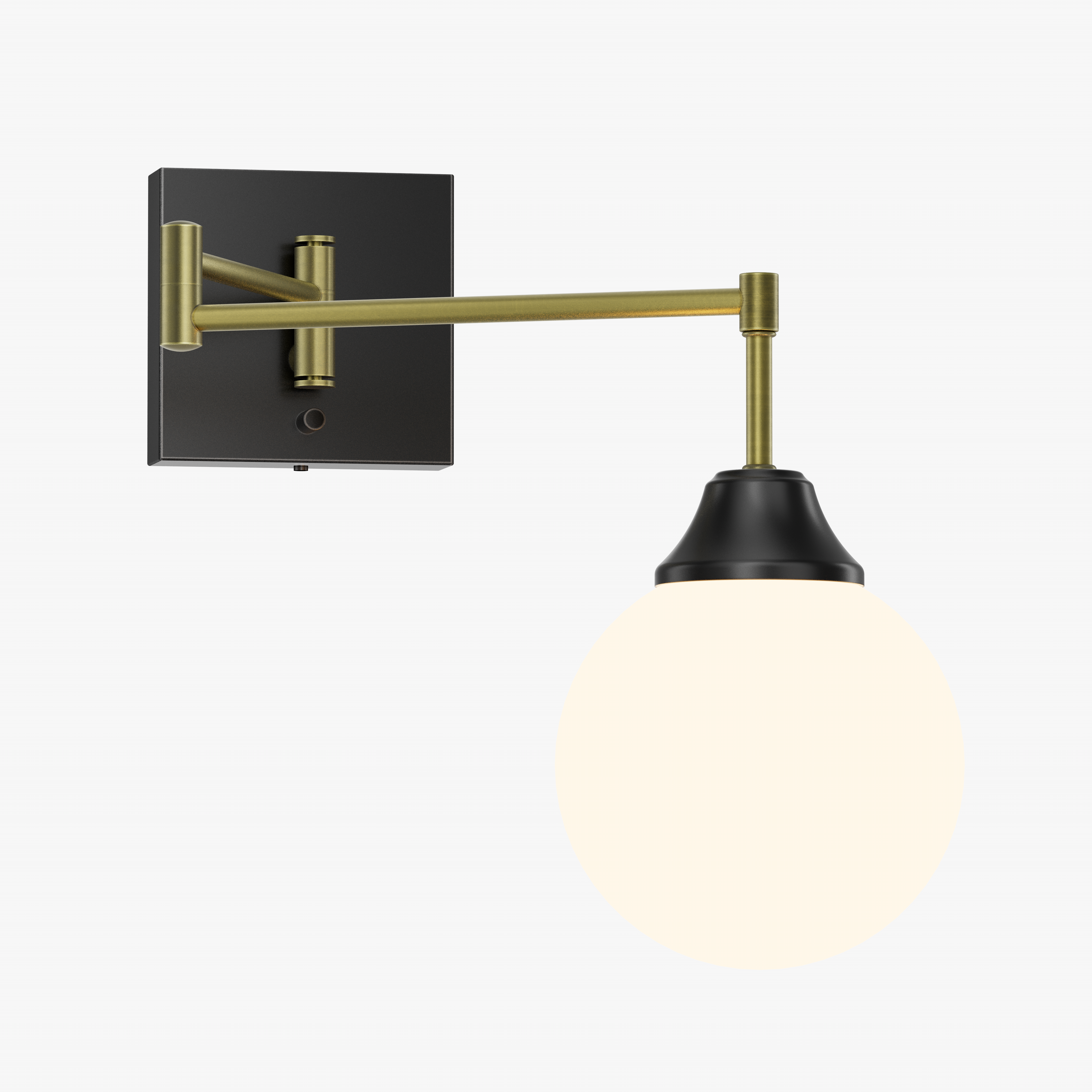 Swing Arm Wall Lamp for Hotel Guest Rooms