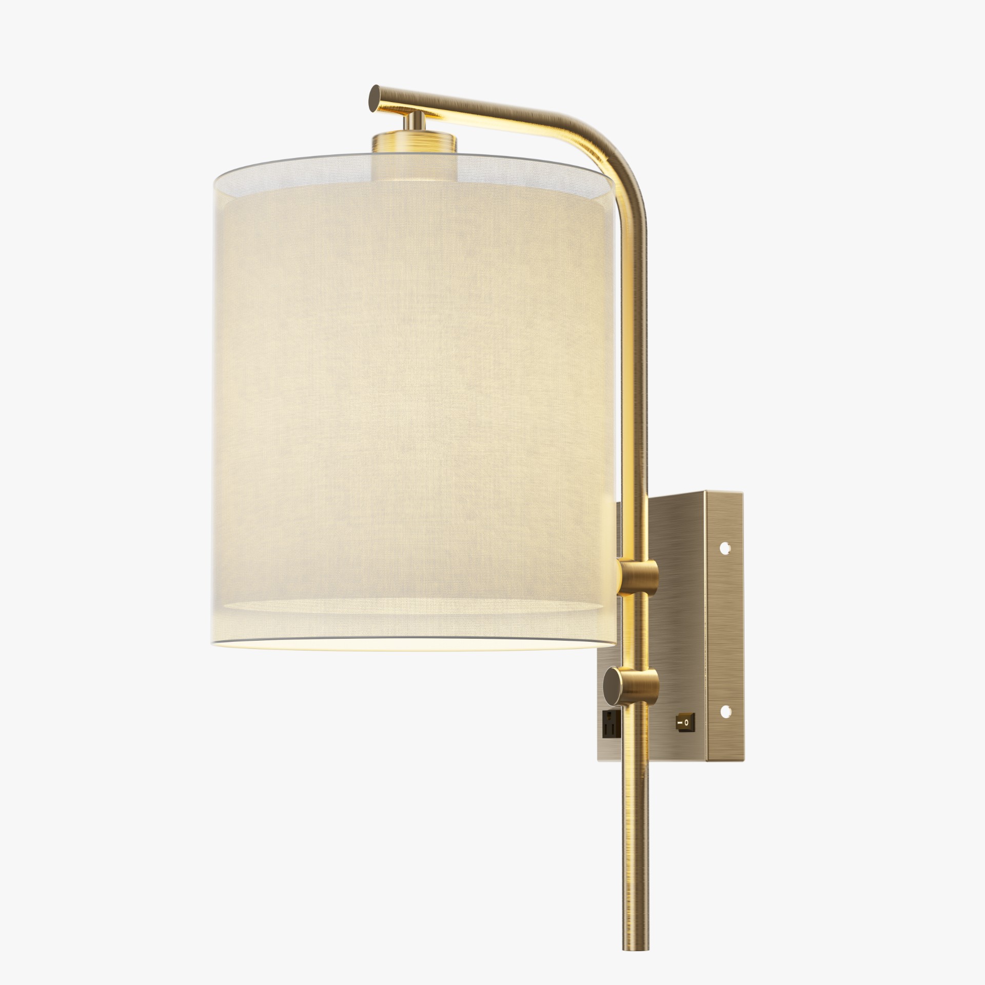Wall Mounted Reading Light For Bed Use In Hotel Guest Rooms