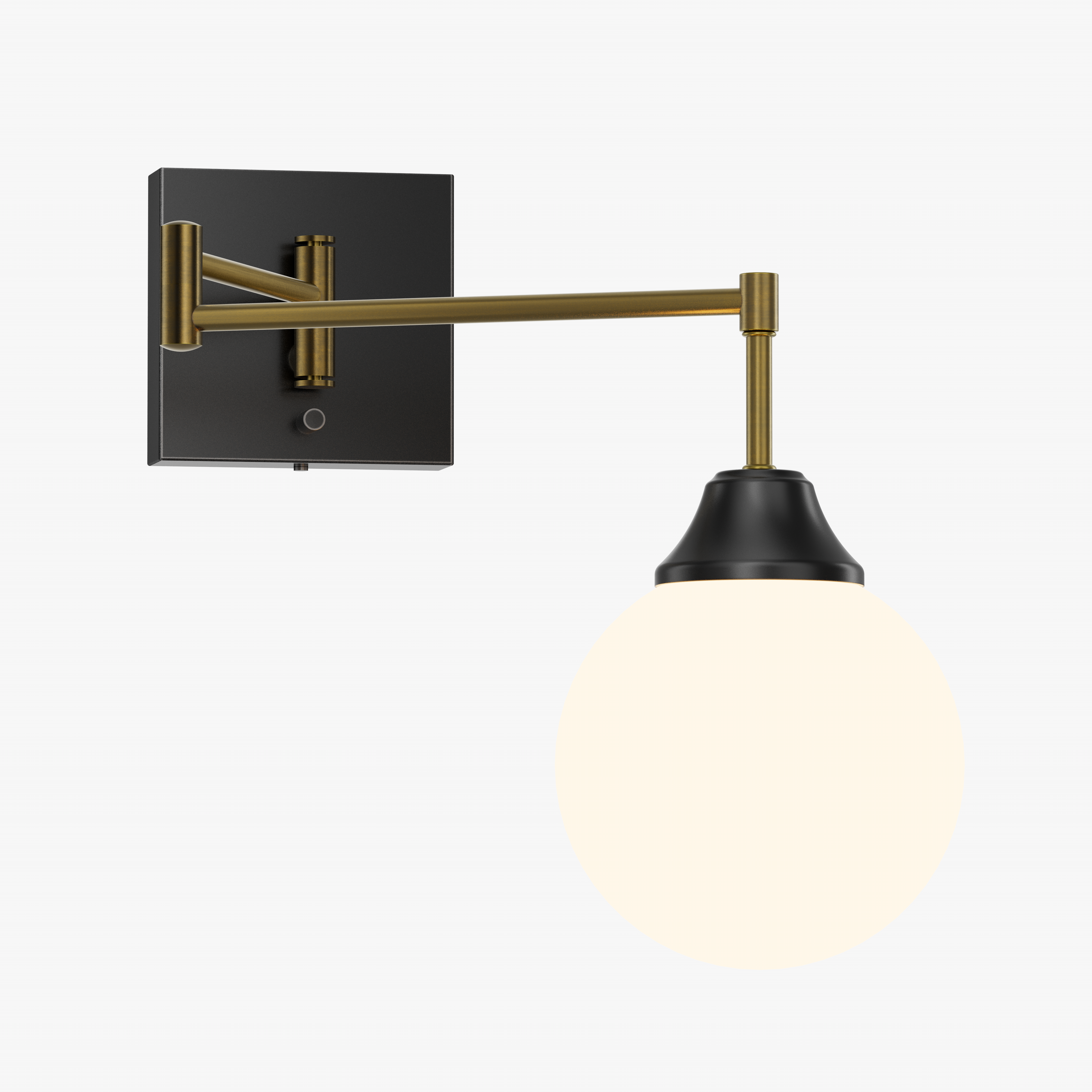 Swing Arm Wall Lamp for Hotel Guest Rooms