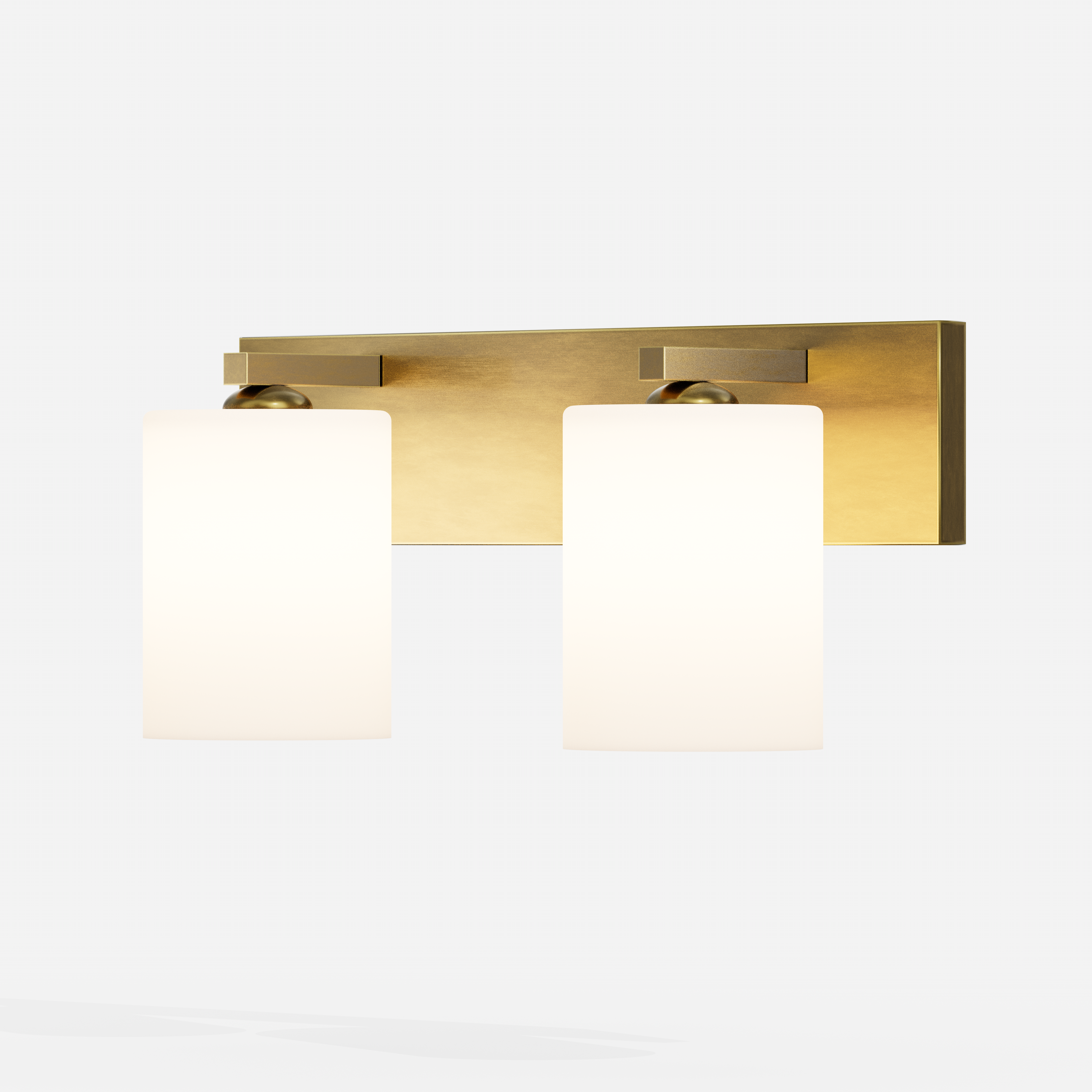 2 Light Wall Sconce Brushed Nickel