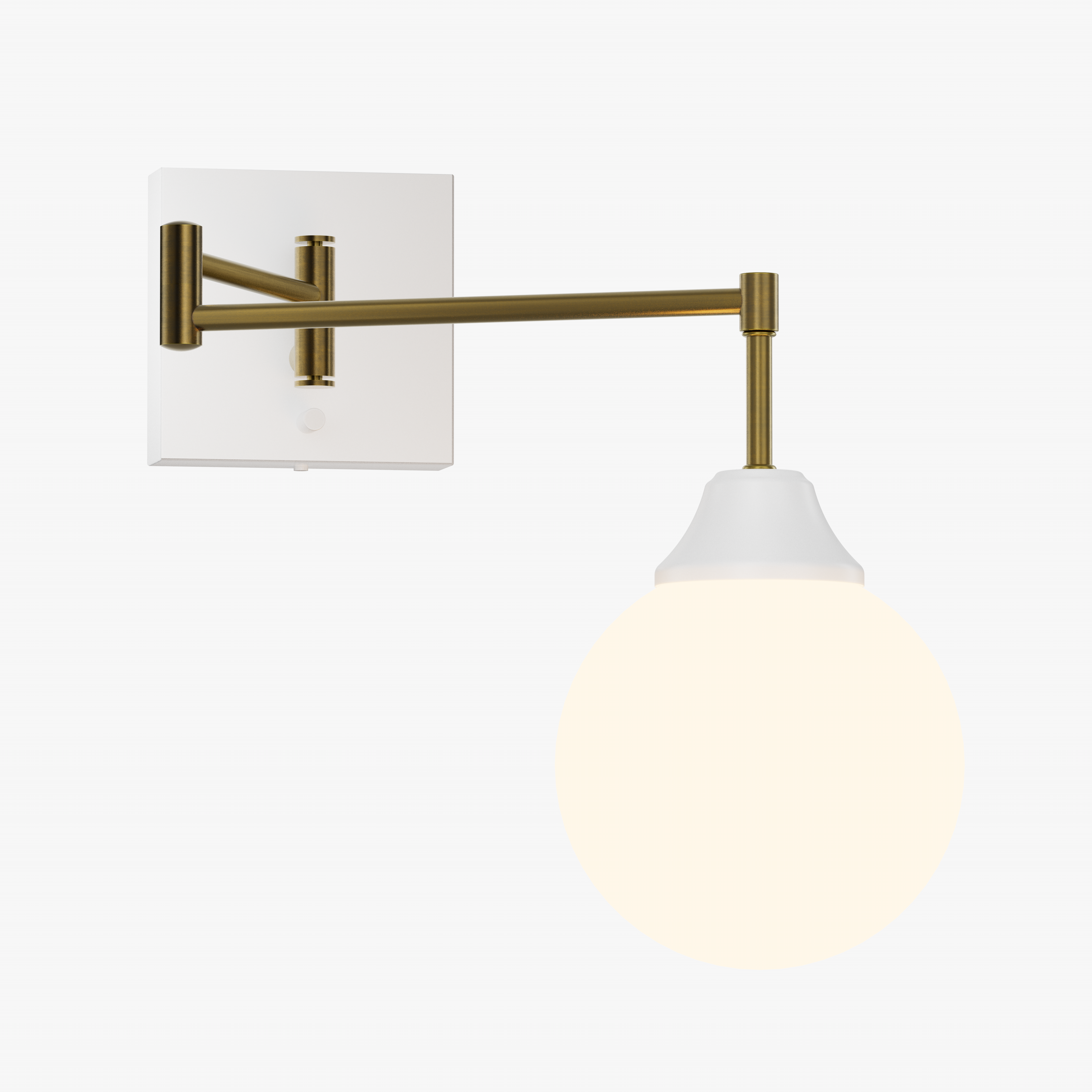 Swing Arm Wall Lamp for Hotel Guest Rooms