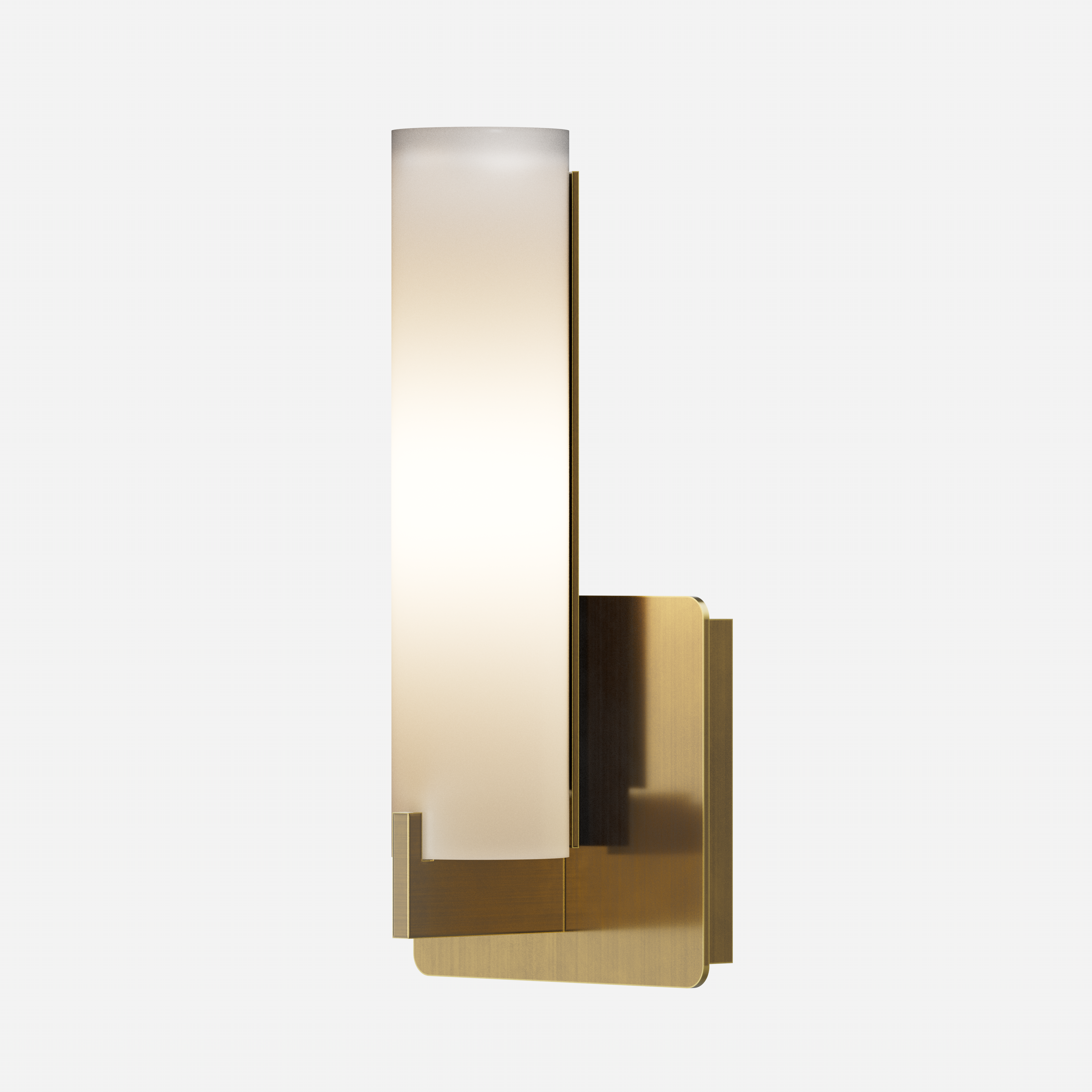 Hotel Glass Shade Wall Sconce 