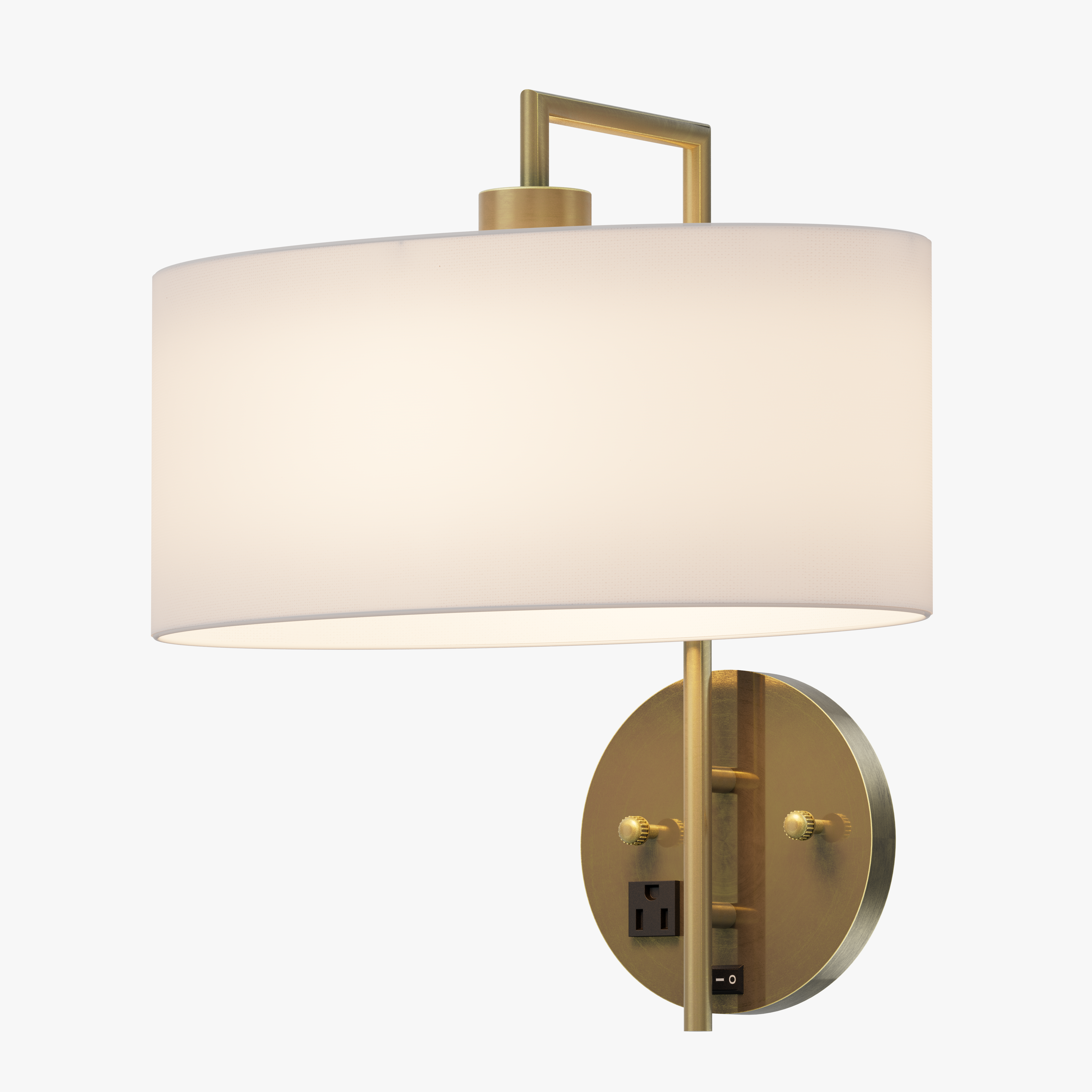 Hotel Wall Lamp with Outlet