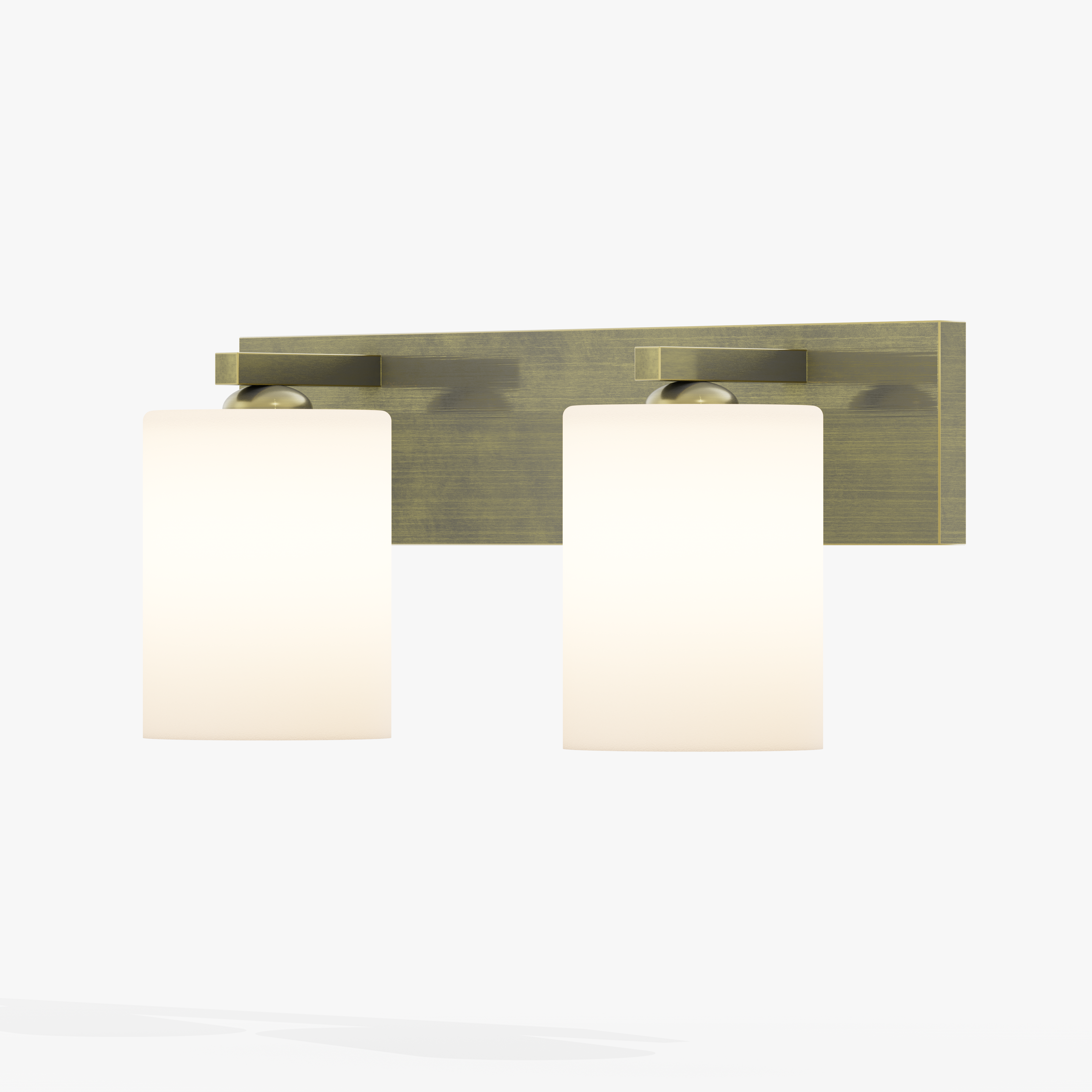2 Light Wall Sconce Brushed Nickel