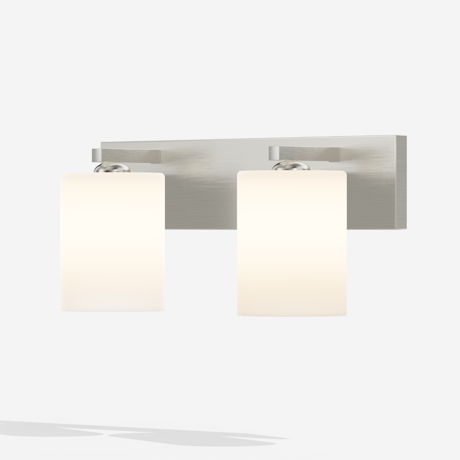 2 Light Wall Sconce Brushed Nickel