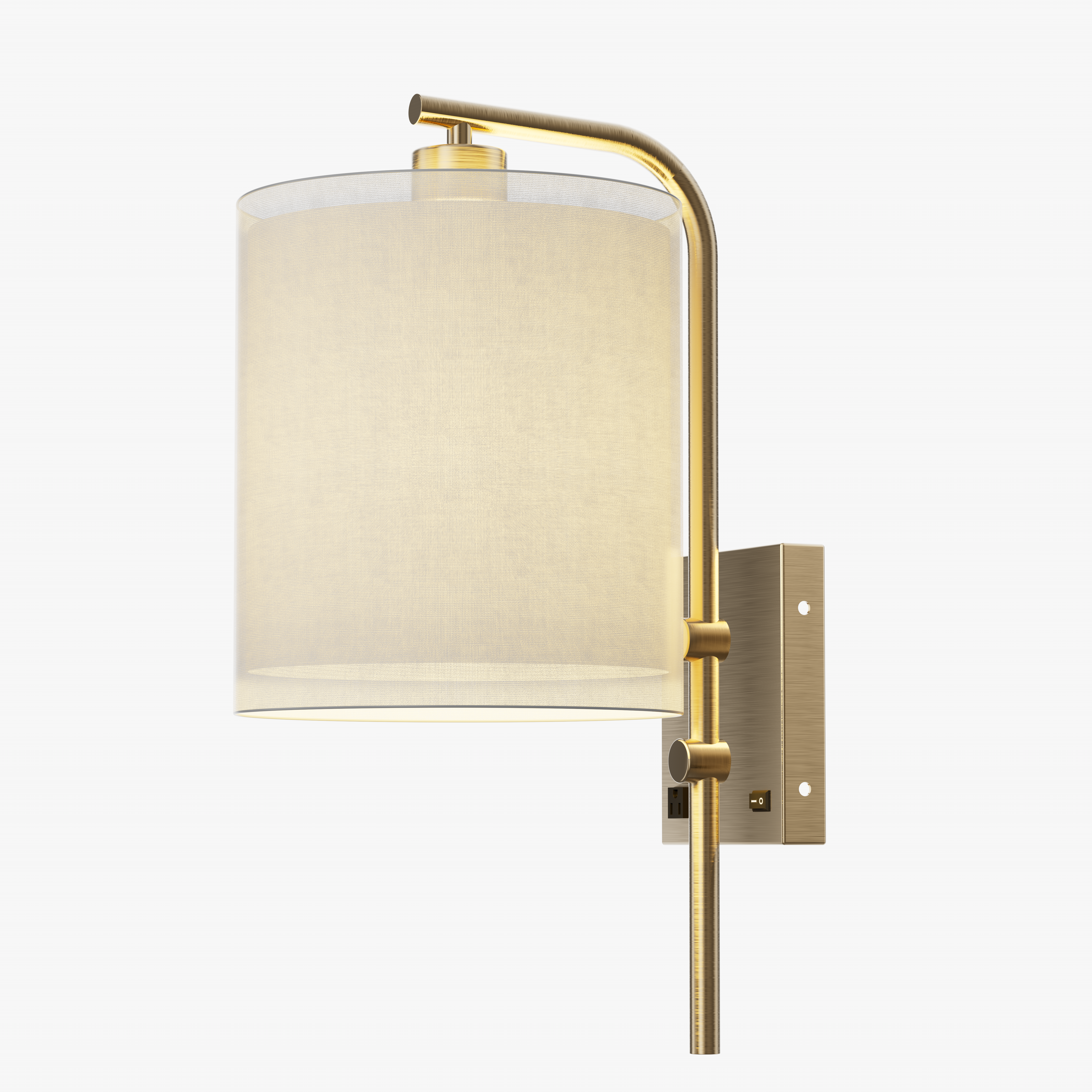 Wall Mounted Reading Light For Bed Use In Hotel Guest Rooms