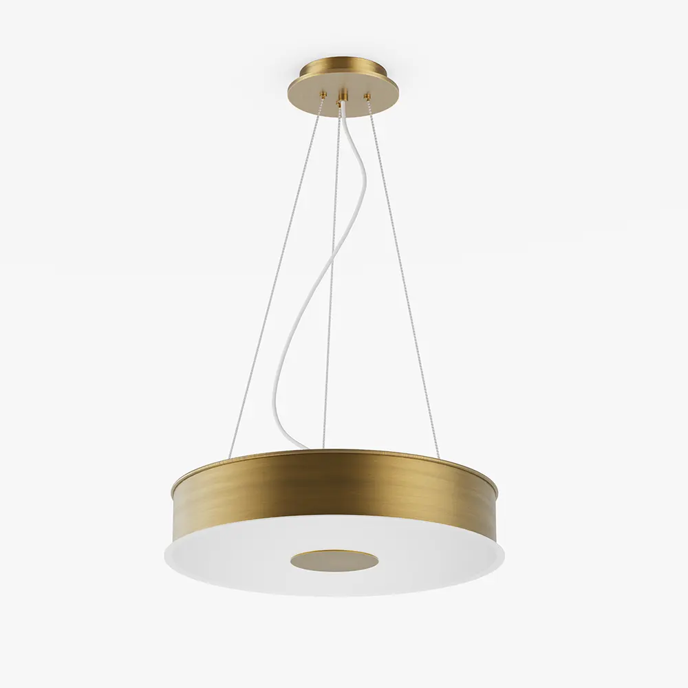 Modern Hotel Drum Pendant Light