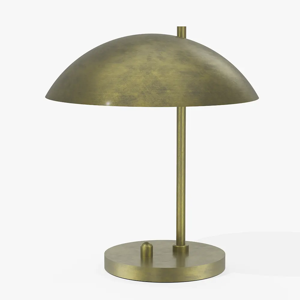 Brass Dome Table Lamp 