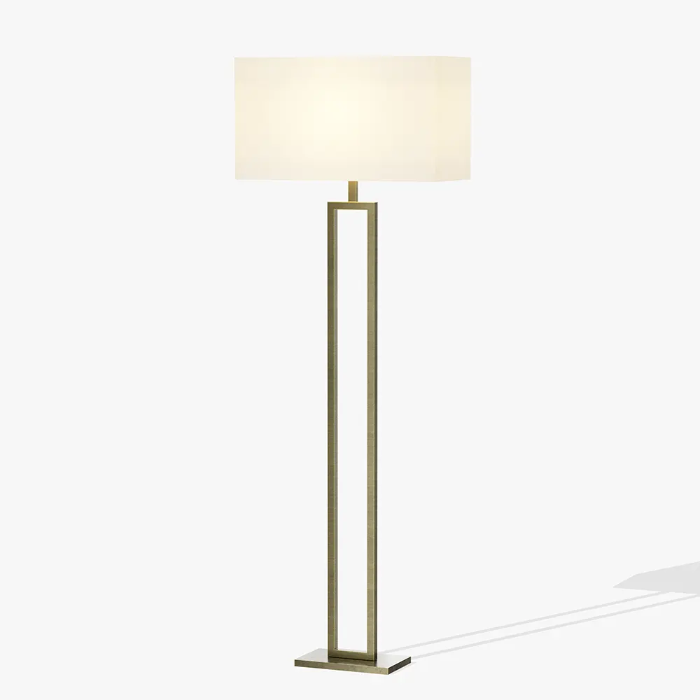 Modern Brass Hotel Floor Lamp