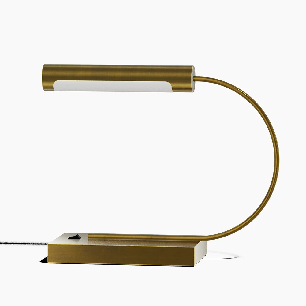 Brass Arc Table Lamp