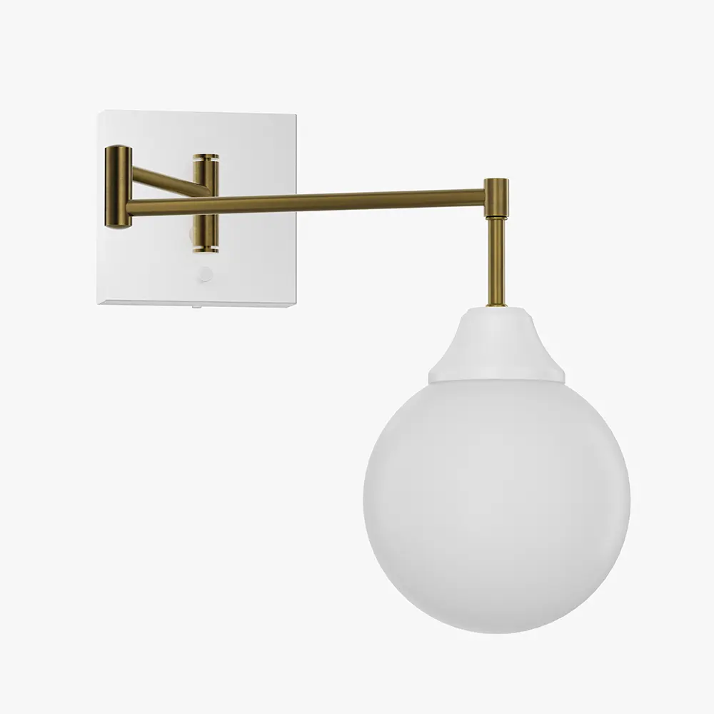 Swing Arm Wall Lamp for Hotel Guest Rooms