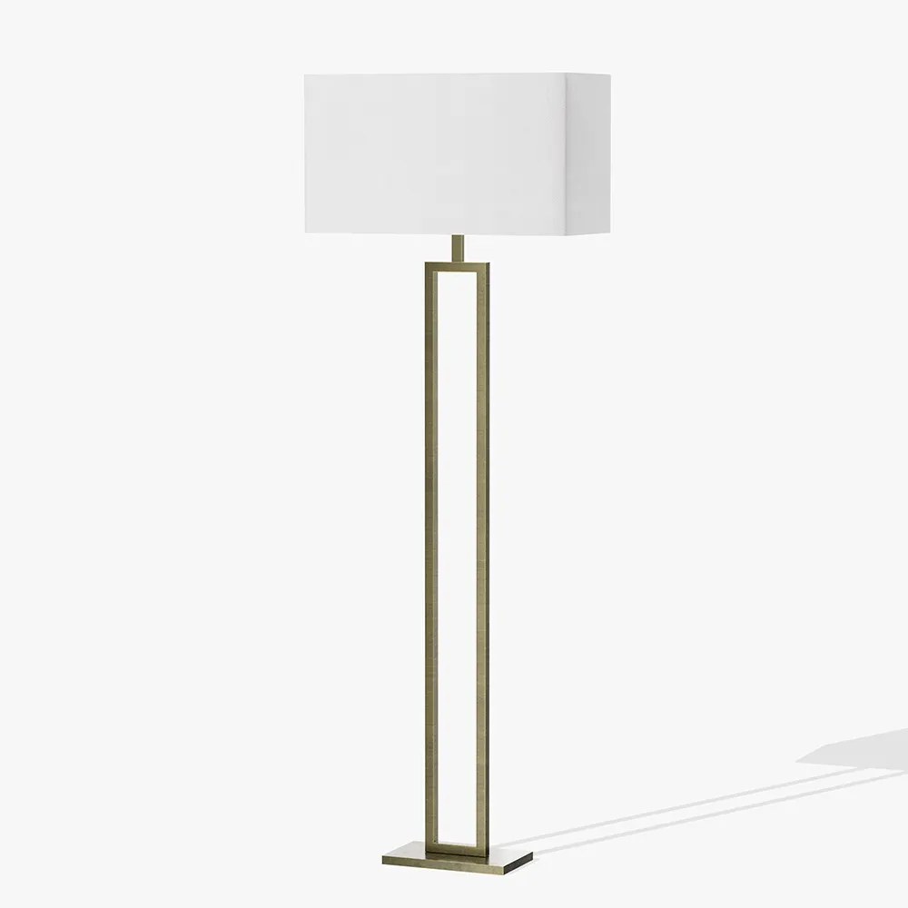 Modern Brass Hotel Floor Lamp