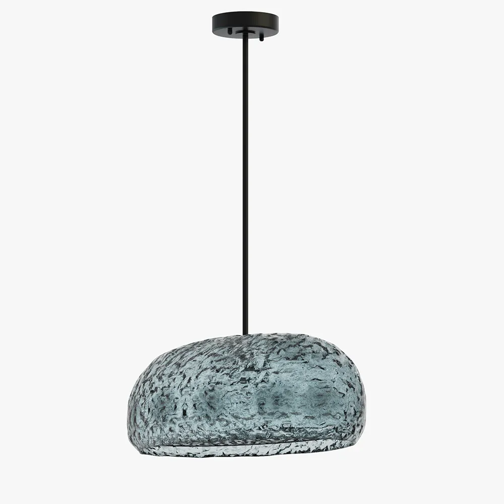 Hand-Blown Glass Pendant Light