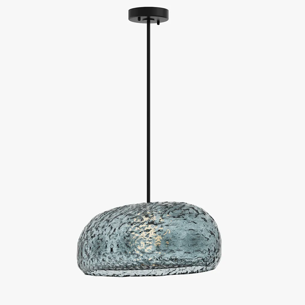 Hand-Blown Glass Pendant Light