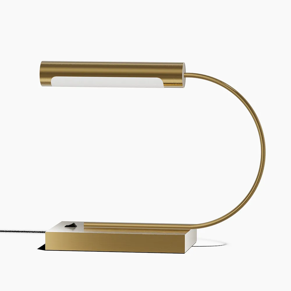 Brass Arc Table Lamp