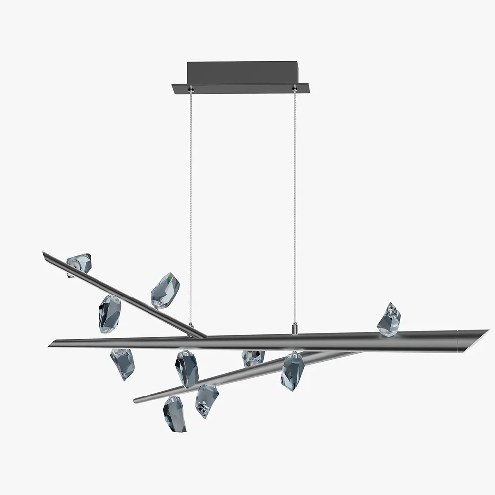 Linear Branch Chandelier