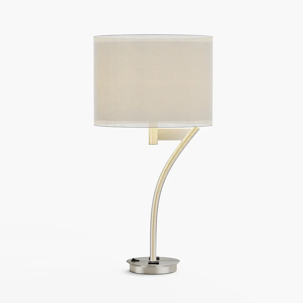 Hospitality Table Lamps with 2 Power Outlets