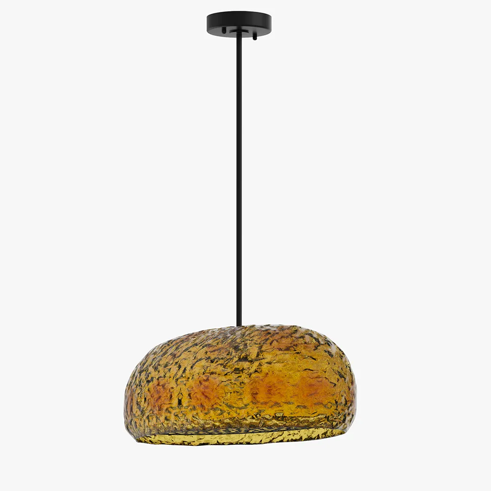 Hand-Blown Glass Pendant Light