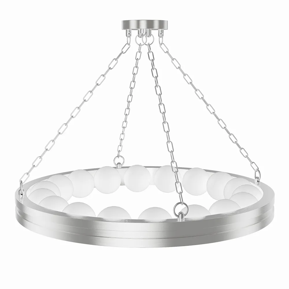 Brass Ring Chandelier