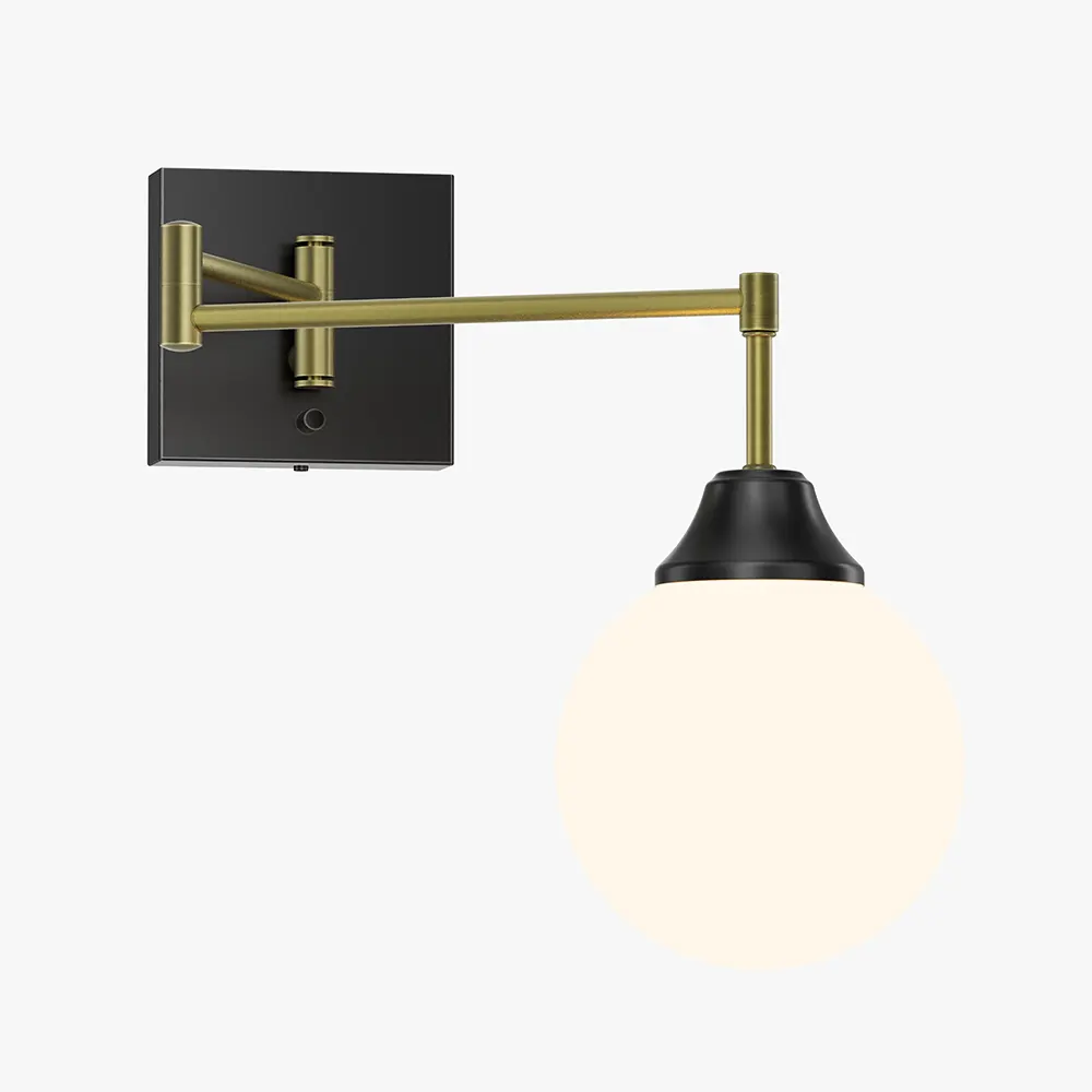 Swing Arm Wall Lamp for Hotel Guest Rooms