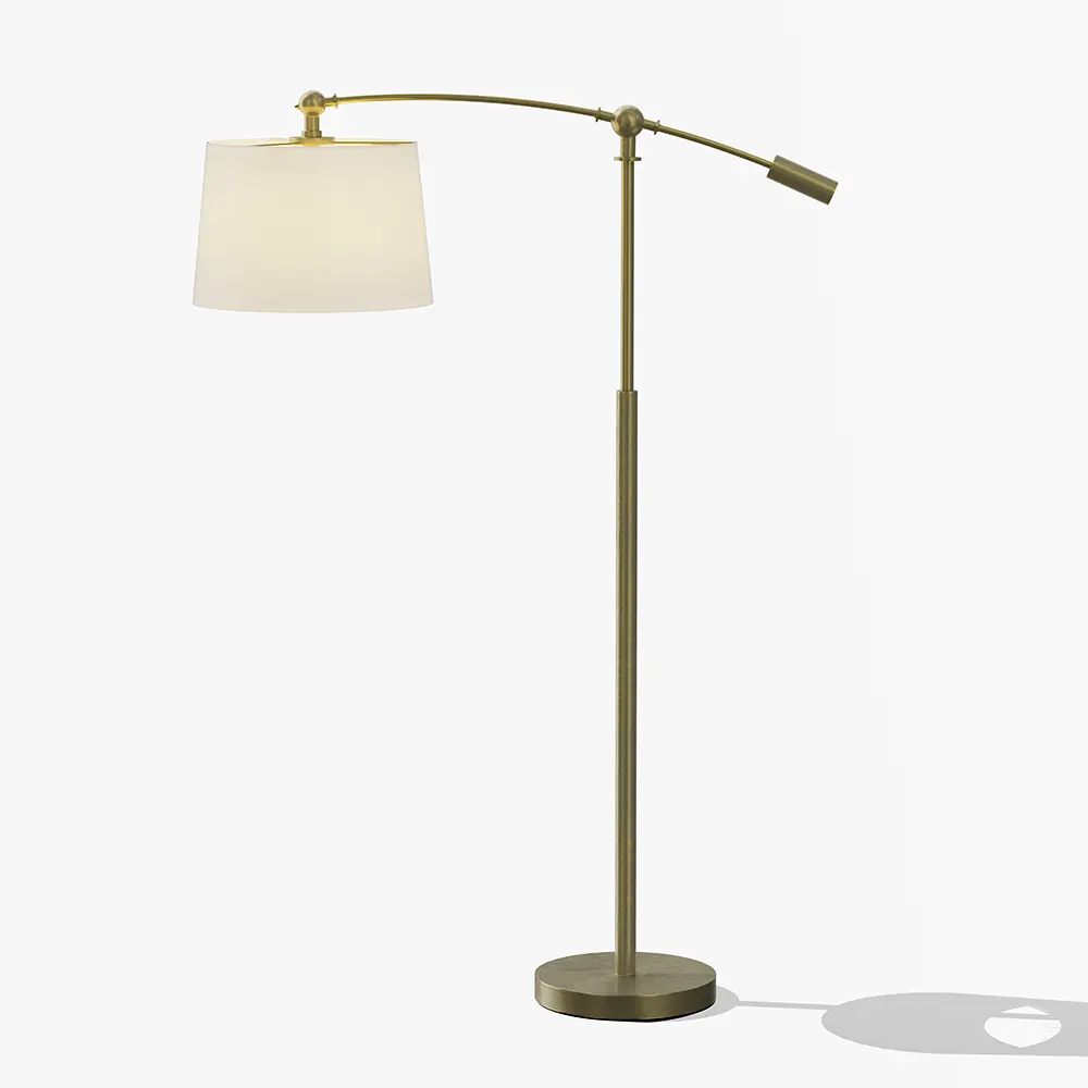 Adjustable Swing Arm Floor Lamp