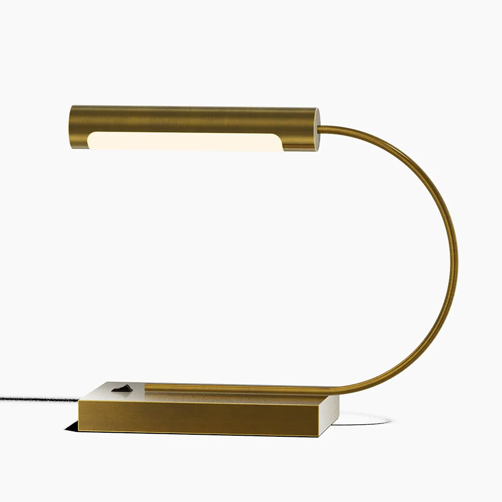 Brass Arc Table Lamp