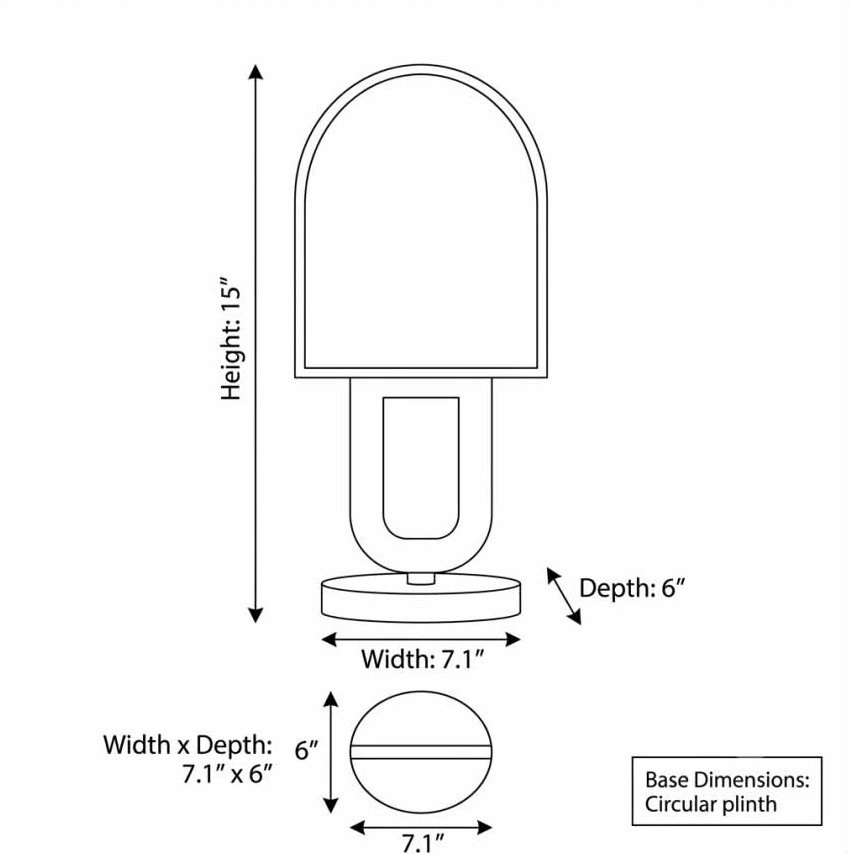 Arched Table Lamp