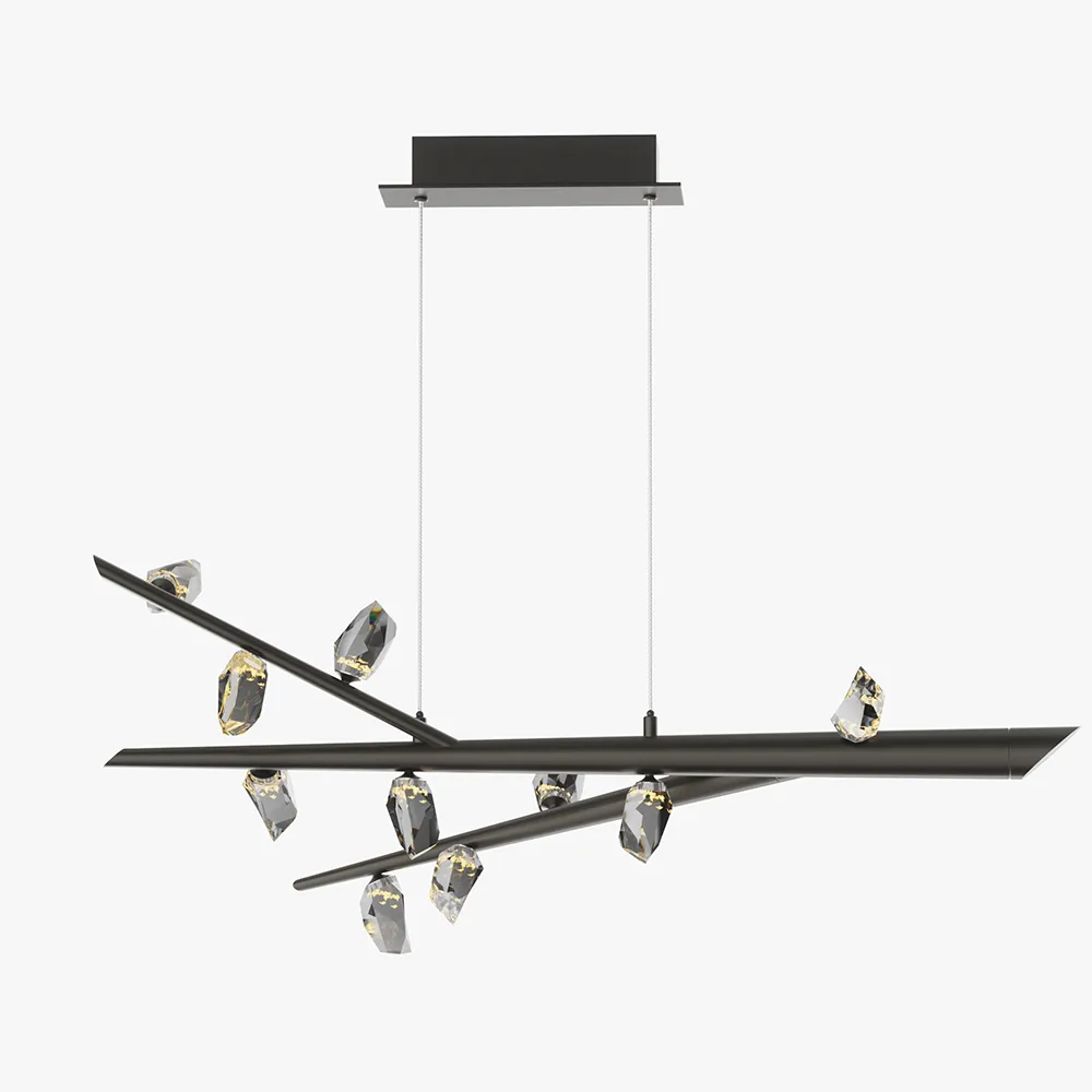 Linear Branch Chandelier