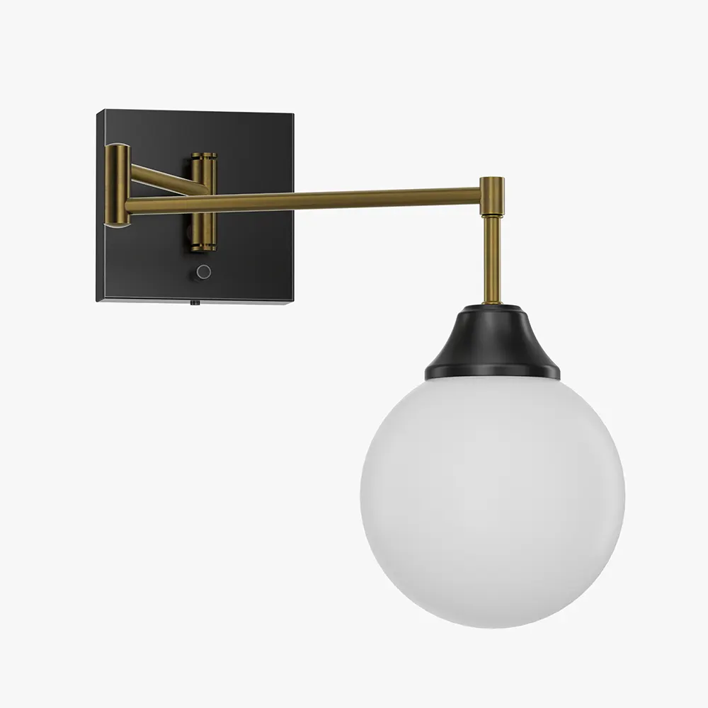 Swing Arm Wall Lamp for Hotel Guest Rooms