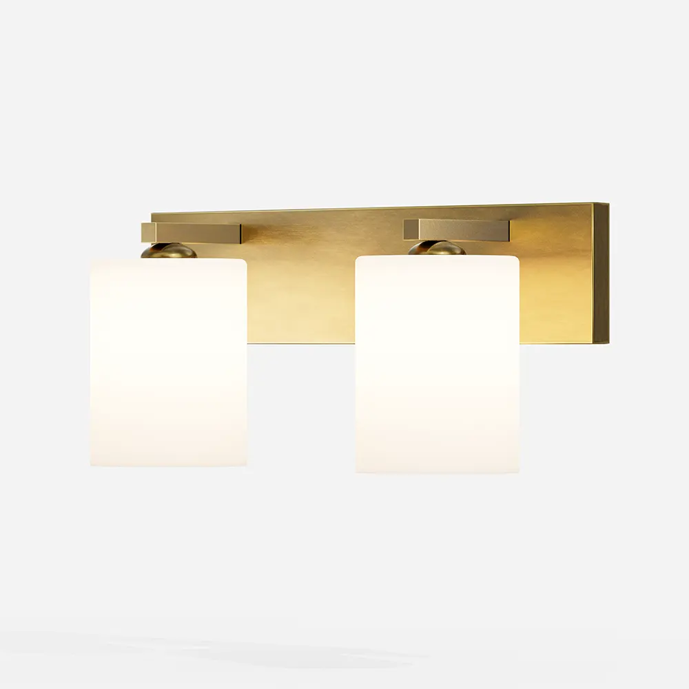 2 Light Wall Sconce Brushed Nickel