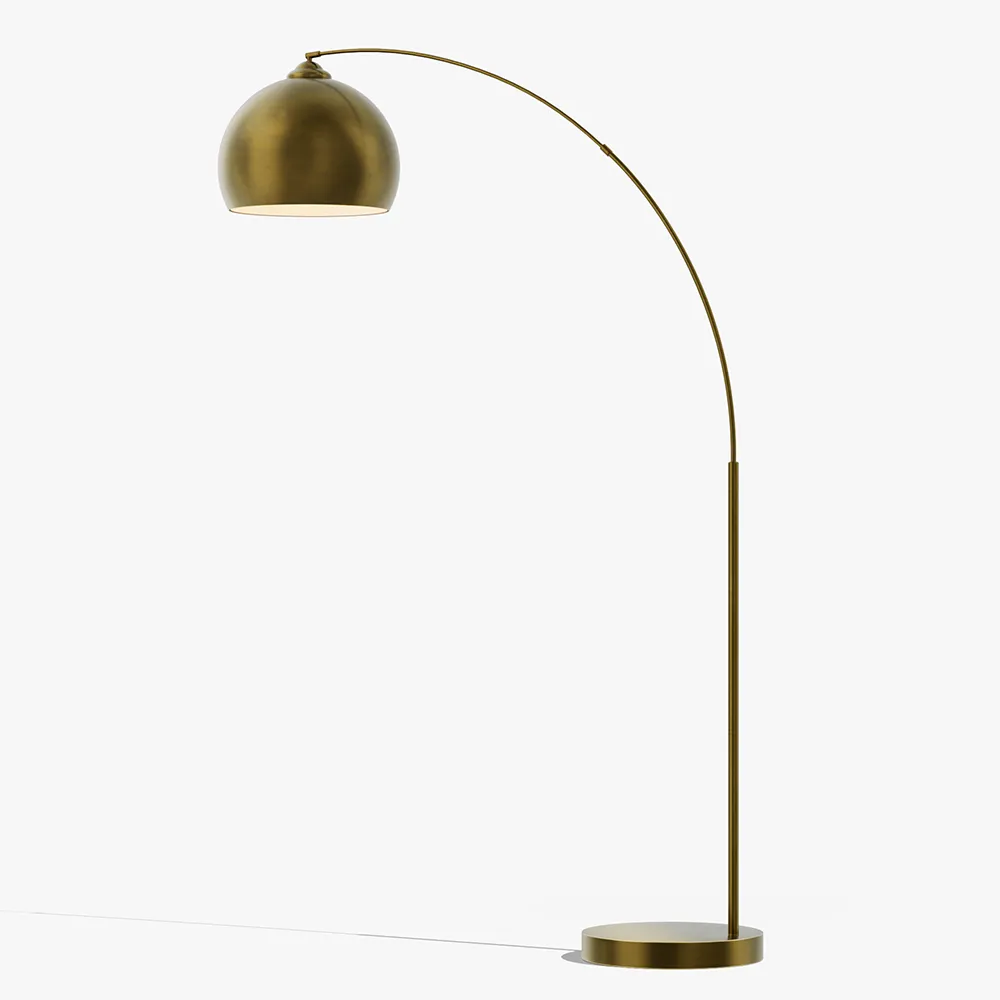 Chrome Arc Floor Lamp