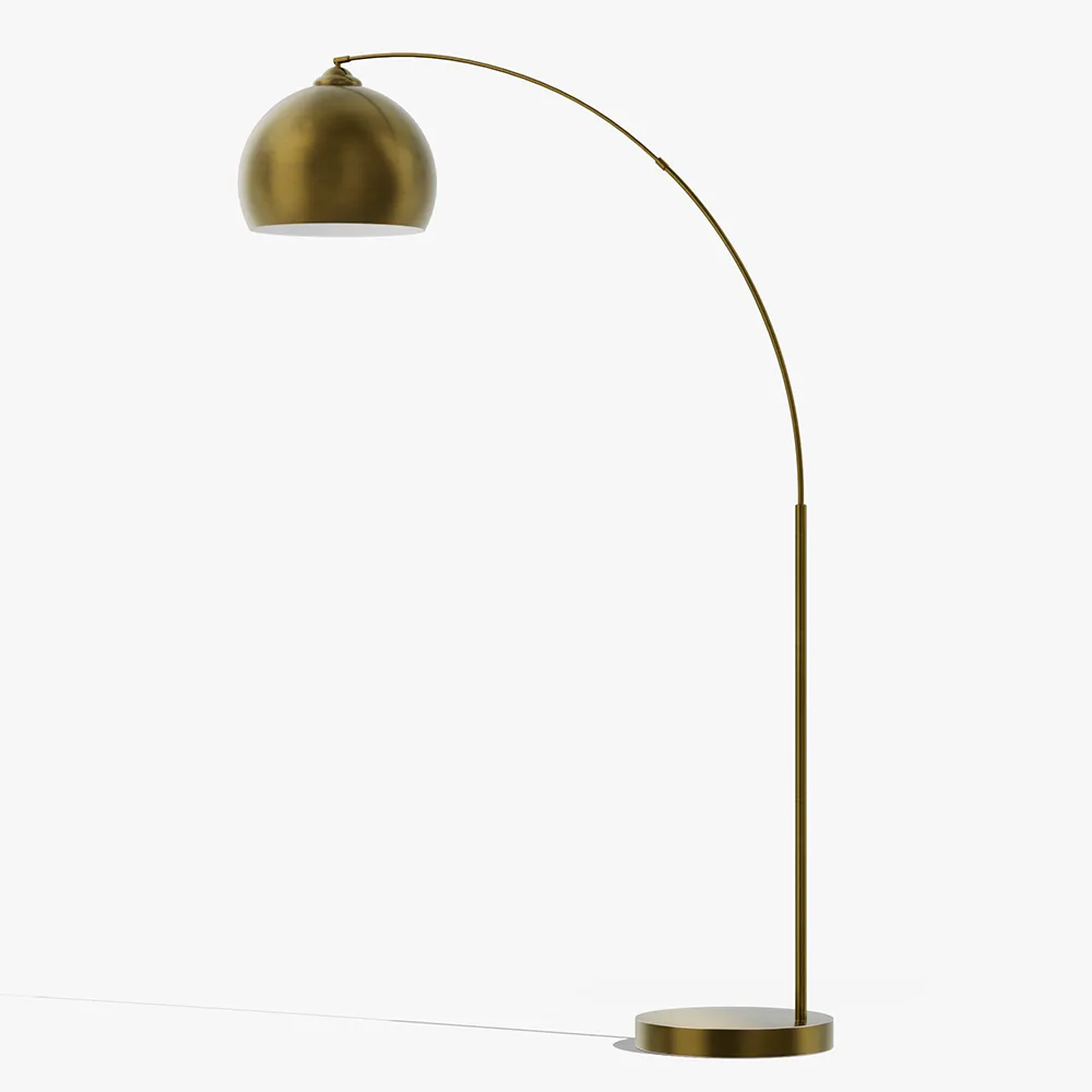 Chrome Arc Floor Lamp