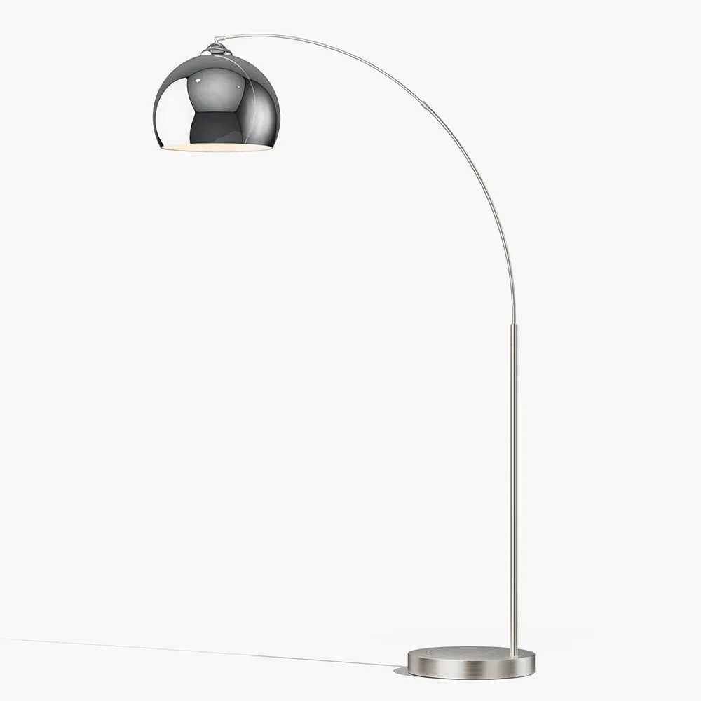 Chrome Arc Floor Lamp
