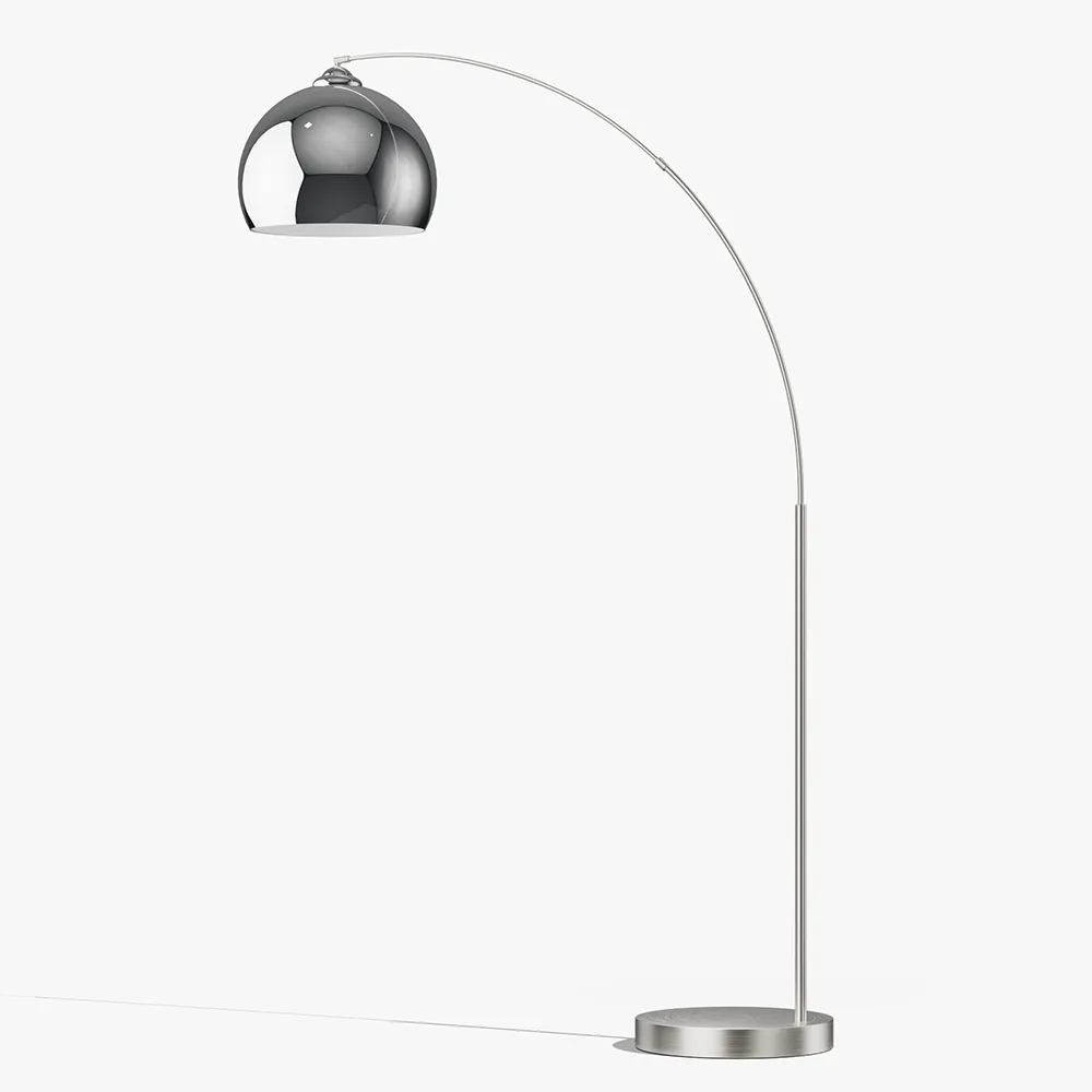 Chrome Arc Floor Lamp