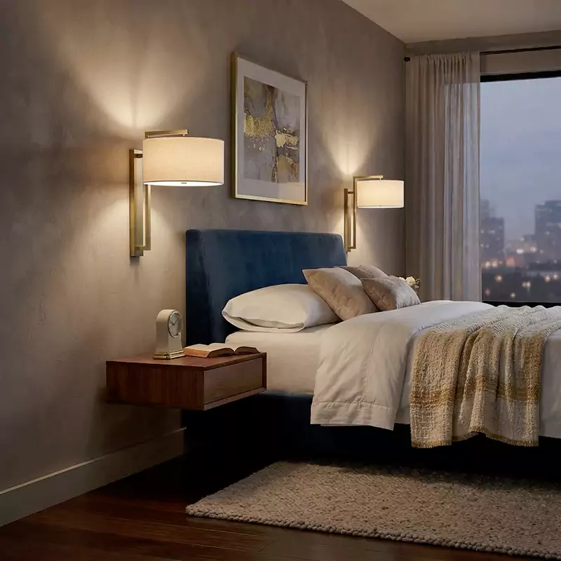 Plug In Double Wall Sconce