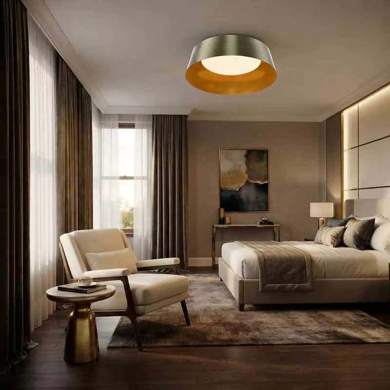 Modern Minimalist Drum Ceiling Light