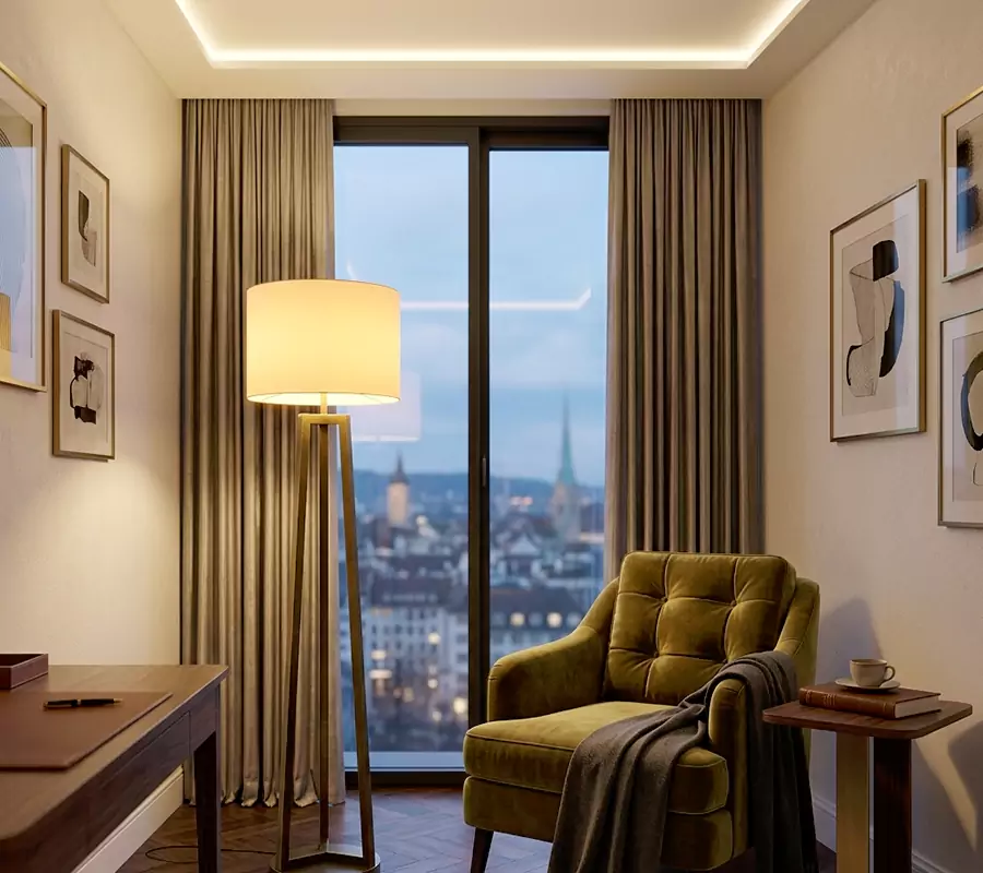 Modern Tripod  Floor Lamp