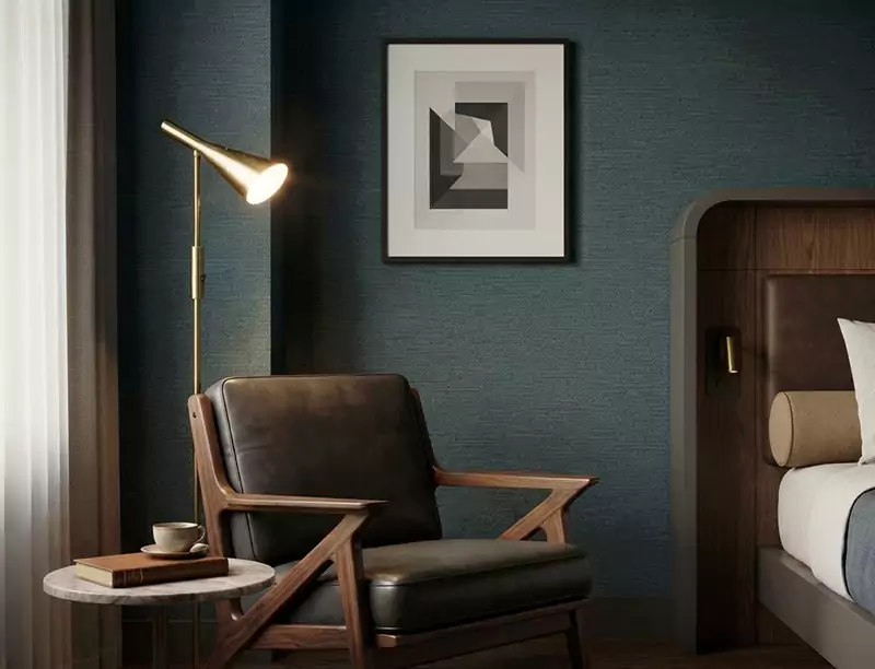 Bloom Brushed Brass Floor Lamp