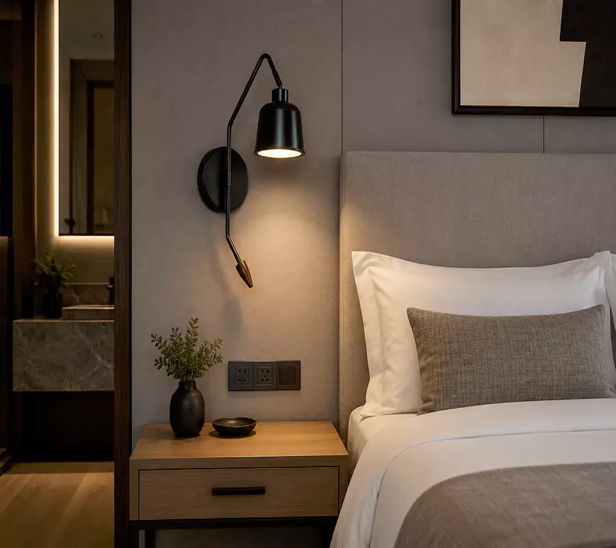 Modern Matte Black Wall Sconce