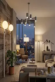 Designer floor lamp