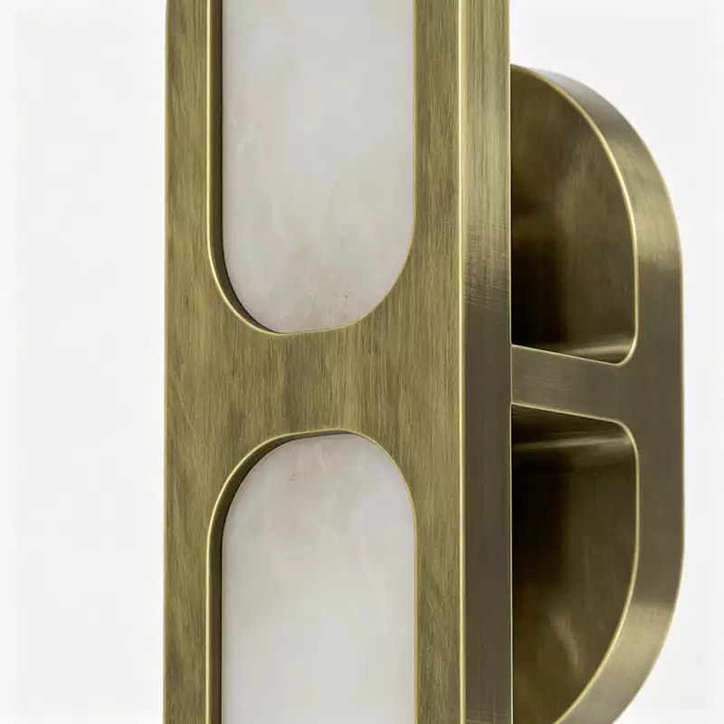Odin Wall Sconce– Antique Brass, 17"