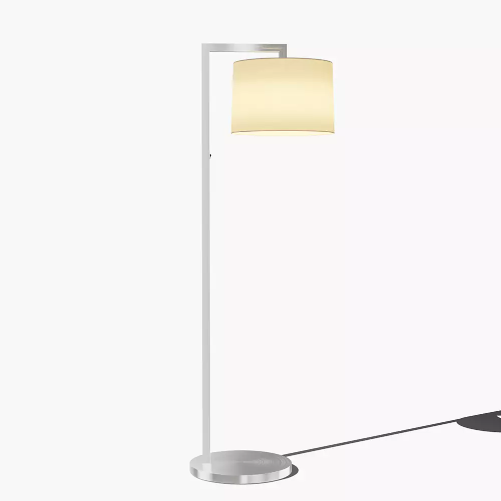 Hampton Brushed Brass Floor Lamp | Hospitality Lighting