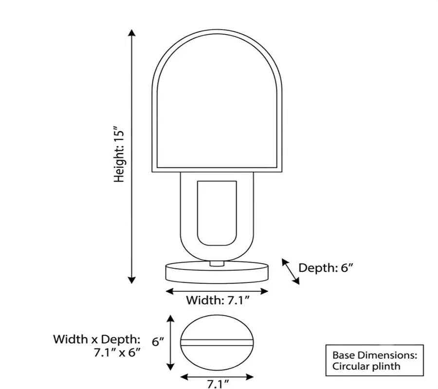 Arched Table Lamp
