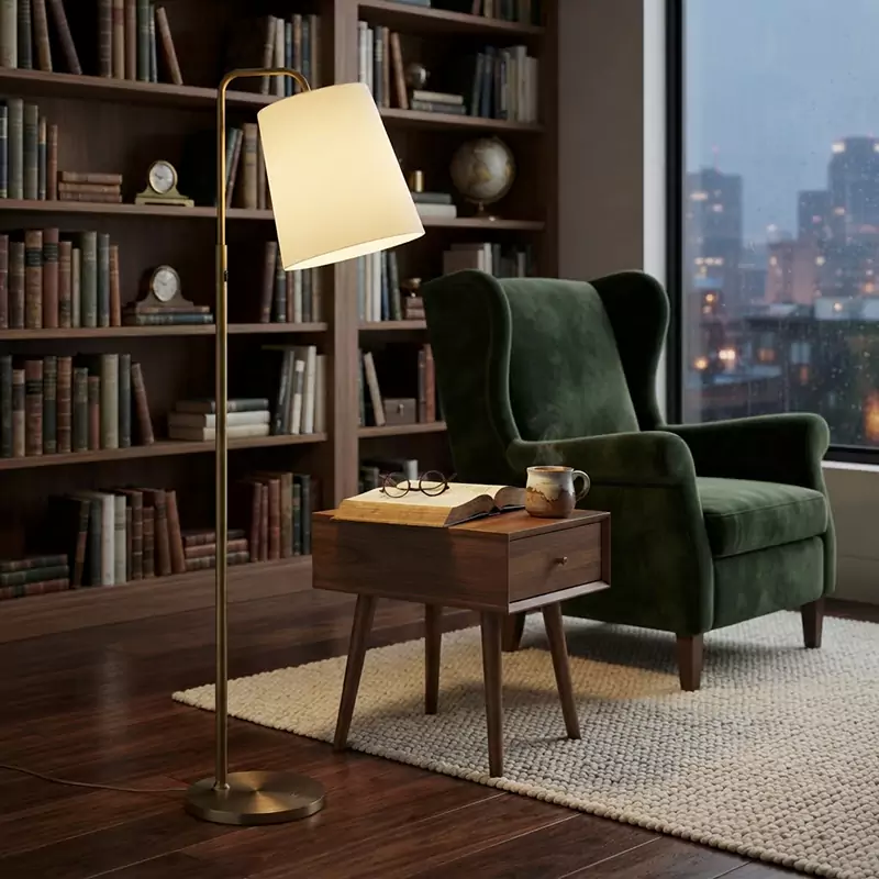 Modern Arc Floor Lamp for Hotel Rooms