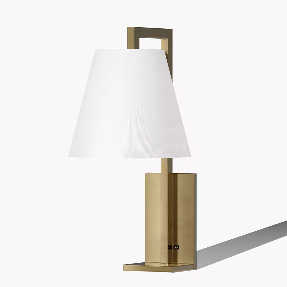 King Headboard With Lamps